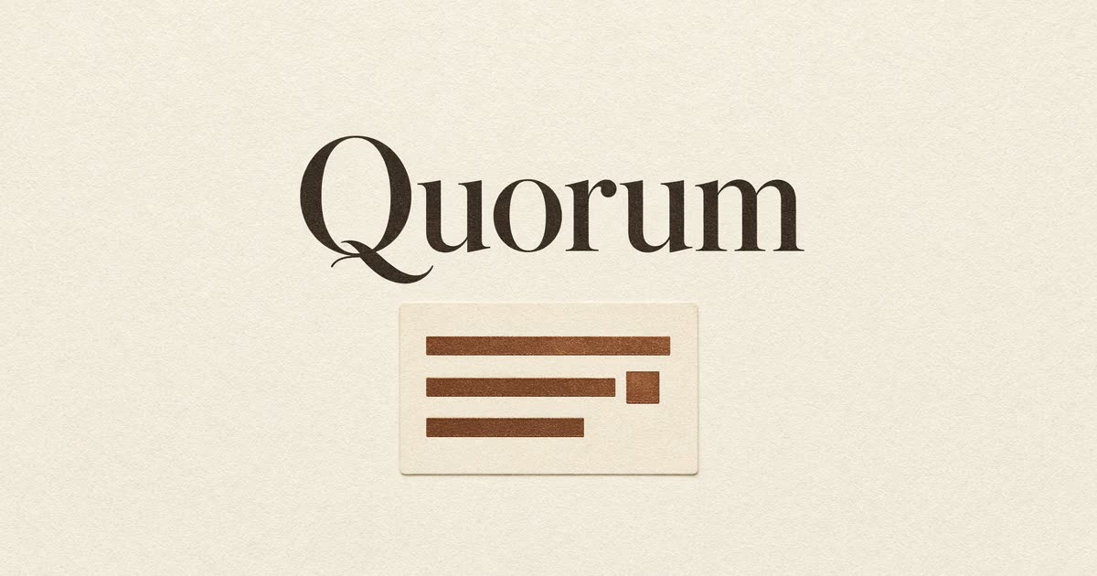 Screenshot of Quorum